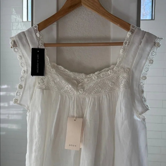 DÔEN organic Cotton Almadia Mini Dress M NWT - Picture 5 of 15